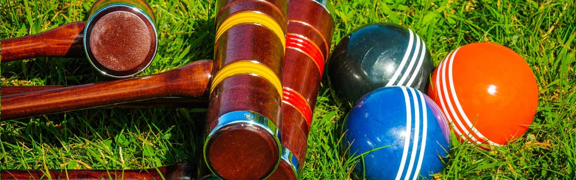 Croquet on the lawn